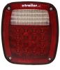 tail lights 6l x 6-1/2w inch jeep-style led combination trailer light - 5 function 57 diodes driver side