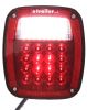 tail lights non-submersible jeep-style led combination trailer light - 5 function 57 diodes driver side