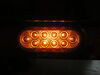 0  tail lights submersible optronics led trailer turn signal and parking light - 10 diodes oval amber lens