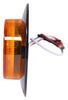 tail lights 6-1/2l x 2w inch optronics led trailer parking light with turn function - submersible 10 diodes oval amber lens