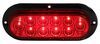 tail lights submersible optronics led trailer light - stop turn 10 diode oval red lens
