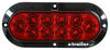 tail lights 7-9/16l x 3-5/16w optronics led trailer light - stop turn submersible 10 diode oval red lens