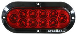 Optronics LED Trailer Tail Light - Stop, Turn, Tail - Submersible - 10 Diode - Oval - Red Lens