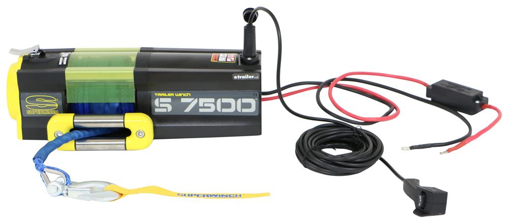 TREUIL ELECTRIQUE SUPERWINCH S 7500 12V (câble acier)