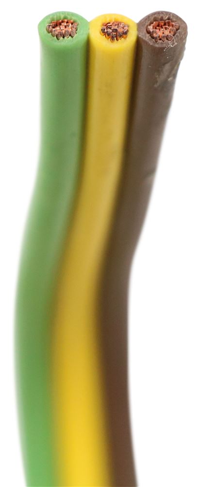 71348 500 ft. Parallel Primary Wire with 2 Conductor(s), 14 AWG, 50 V,  Green / Yellow