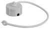 rv waste valves replacement inlet cap and strap for valterra valve - 3/4 inch thread white