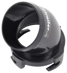 Valterra Adapter for RV Sewer Hose - 3" Bayonet Fitting - 45 Degree - Black - T1025VP