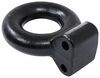 standard coupler only dexter lunette ring - adjustable channel mount 3 inch diameter black painted 25 000 lbs