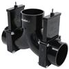double waste valve - manual