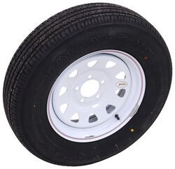 Diamondback ST205/75R15 Radial Trailer Tire w/ 15" Vesper White Spoke Wheel - 5 on 4-1/2 - LRD - TA22MR