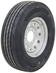 Diamondback ST235/80R16 Radial Trailer Tire w/ 16" Vesper Silver Mod Wheel - 8 on 6-1/2 - LR G - TA24GR