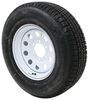 tire with wheel 15 inch provider st225/75r15 radial trailer w/ white mod - 6 on 5-1/2 lr d