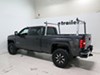 2016 gmc sierra 2500  truck bed fixed height thule tracrac tracone ladder rack - mount 800 lbs silver