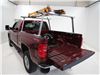 2017 chevrolet silverado 2500  truck bed fixed height thule tracrac tracone ladder rack - mount 800 lbs silver