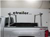 2018 chevrolet silverado 1500  truck bed fixed height thule tracrac tracone ladder rack - mount 800 lbs silver