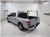 2018 ford f-150  truck bed fixed height thule tracrac tracone ladder rack - mount 800 lbs silver