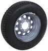 tire with wheel 6 on 5-1/2 inch provider st205/75r15 radial trailer 15 white mod - load range d