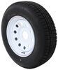 tire with wheel radial provider st205/75r15 trailer w/ 15 inch white vesper mod - 5 on 4-1/2 lrd