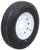 tire with wheel 16 inch rambler st235/80r16 radial trailer w/ vesper white mod - 6 on 5-1/2 lr e