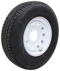 Provider ST235/80R16 Radial Trailer Tire w/ 16" White Mod Wheel - 8 on 6-1/2 - LR E - TA49VR
