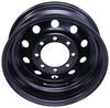 wheel only 8 on 6-1/2 inch vesper steel modular trailer - 16 x 6 rim black