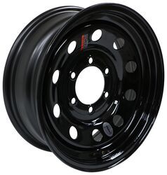 Vesper Steel Modular Trailer Wheel - 16" x 6" Rim - 6 on 5-1/2 - Black - TA67RR