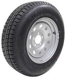 Provider ST205/75R15 Radial Trailer Tire w/ 15" Vesper Silver Mod Wheel - 5 on 4-1/2 - LRD - TA73MR
