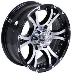 Aluminum Viking Series Valhalla Trailer Wheel - 16" x 6" - 6 on 5-1/2 - Silver Spoke - TA75FR