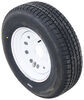 tire with wheel 5 on 4-1/2 inch provider st205/75r14 radial trailer w/ 14 vesper white mod - lr c