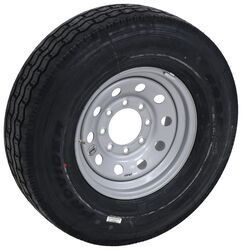 Provider ST235/80R16 Radial Trailer Tire w/ 16" Vesper Silver Mod Wheel - 8 on 6-1/2 - LR G - TA86FR