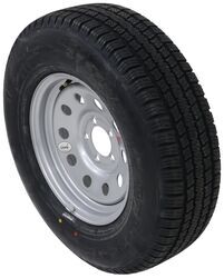 Provider ST225/75R15 Radial Trailer Tire w/ 15" Vesper Silver Mod Wheel - 5 on 4-1/2 - LRD - TA86MR