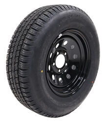 Provider ST205/75R14 Radial Trailer Tire w/ 14" Vesper Black Mod Wheel - 5 on 4-1/2 - LR C - TA88MR