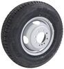 tire with wheel 8 on 6-1/2 inch provider st235/80r16 radial w/ 16 vesper silver dual - offset lr e