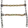 24 inch 28 on road off titan chain alloy tractor tire chains - ladder pattern square link 1 pair