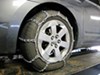 2007 toyota prius  tire chains on road or off titan chain low profile - ladder pattern twist links manual tensioning 1 pair