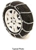tire chains on road or off titan chain low profile - ladder pattern twist links manual tensioning 1 pair
