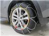 2011 nissan juke  tire chains on road only titan chain snow - diamond pattern square link assisted tensioning 1 pair