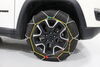 2021 jeep compass  tire chains on road only titan chain snow - diamond pattern square link assisted tensioning 1 pair