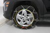 2024 hyundai kona  tire chains on road only titan chain snow - diamond pattern square link assisted tensioning 1 pair