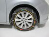 2012 toyota sienna  tire chains on road only titan chain snow - diamond pattern square link assisted tensioning 1 pair