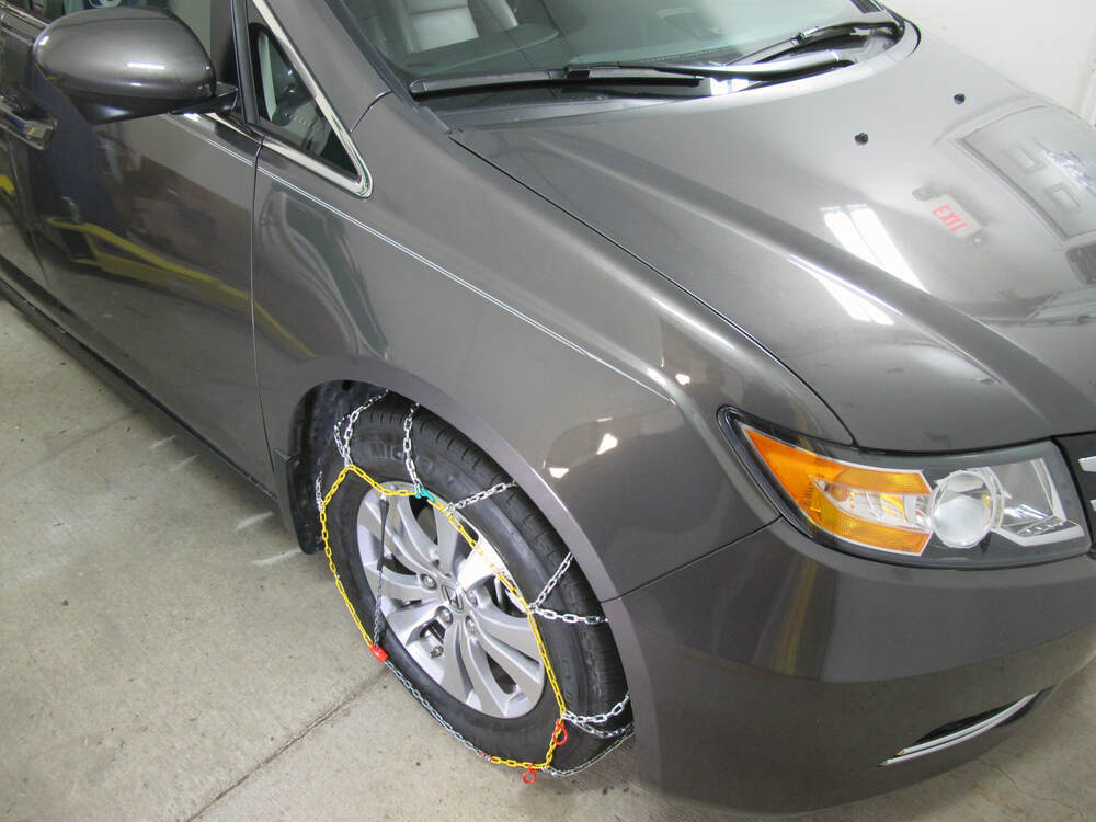 2016 Honda Odyssey Titan Chain Snow Tire Chains Diamond Pattern