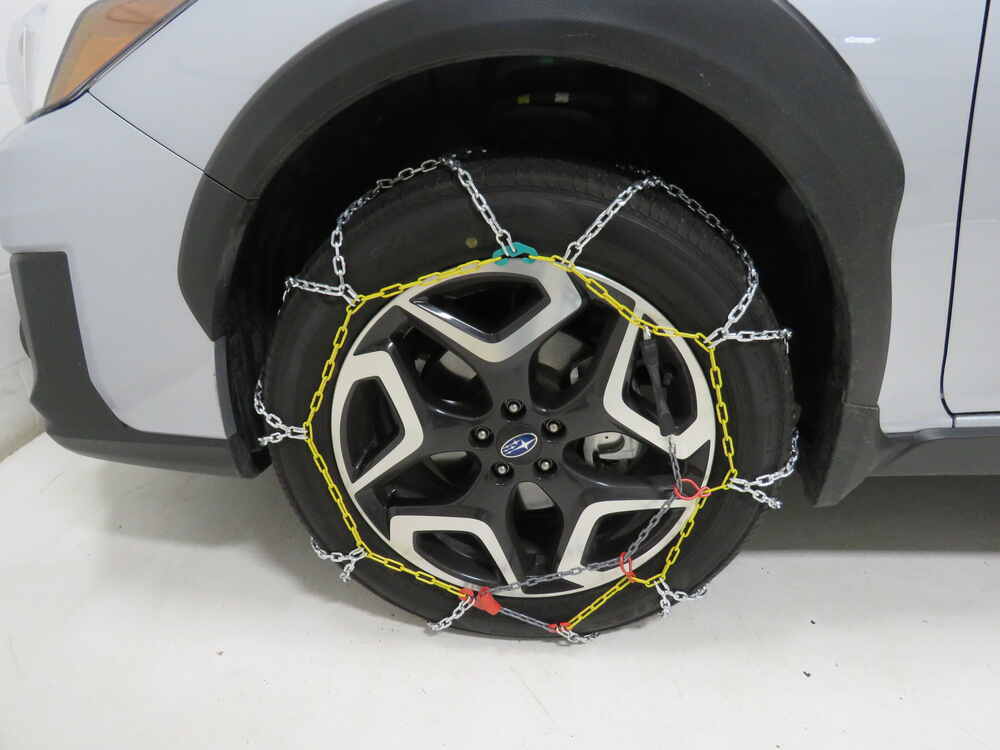 2019 Subaru Crosstrek Titan Chain Snow Tire Chains Diamond Pattern