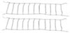 tire chains steel v-bar titan chain snow - ladder pattern v bar links manual tensioning 1 pair