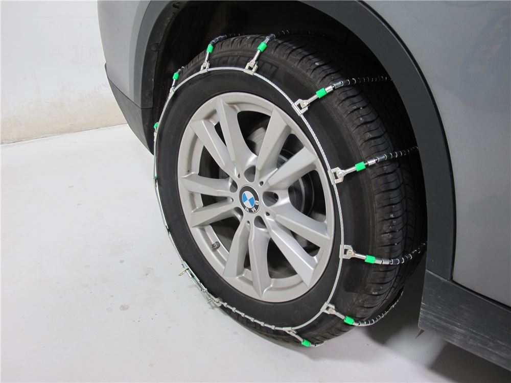 2015 BMW X5 Titan Chain Cable Tire Chain Ladder Pattern Roller