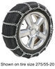 tire chains steel twist link titan chain snow - ladder pattern links manual tensioning 1 pair