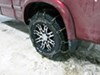 2002 toyota tundra  tire chains on road only titan chain alloy w cams - ladder pattern square link assisted tension 1 pair