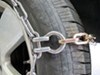 2009 dodge ram pickup  tire chains on road or off titan chain alloy - ladder pattern square links manual tensioning 1 pair