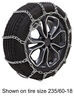 tire chains on road or off titan chain snow - ladder pattern twist links manual tensioning 1 pair