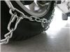 2017 ford explorer  tire chains steel twist link on a vehicle