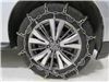 2018 nissan pathfinder  tire chains on road only titan chain alloy w cams - ladder pattern square link assisted tension 1 pair